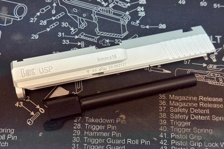 Bomber CNC Aluminum H&K style USP Match slide + Comp set for MARUI