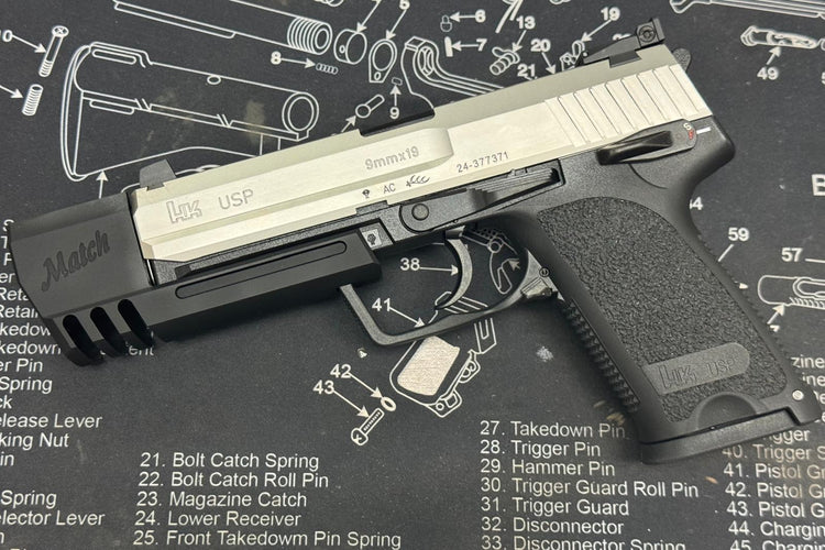 Bomber CNC Aluminum H&K style USP Match slide + Comp set for MARUI