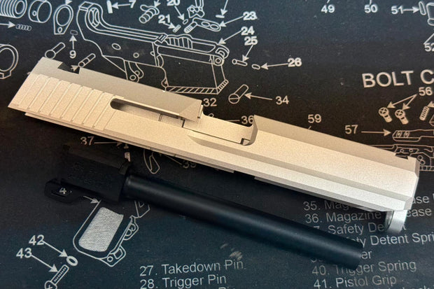 Bomber CNC Aluminum H&K style USP Match slide + Comp set for MARUI