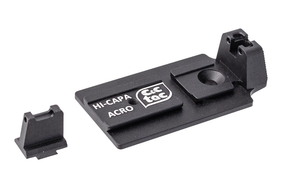 C&C Tac ACRO Adapter Plate Mount Sight Set For Marui TM Hi-Capa