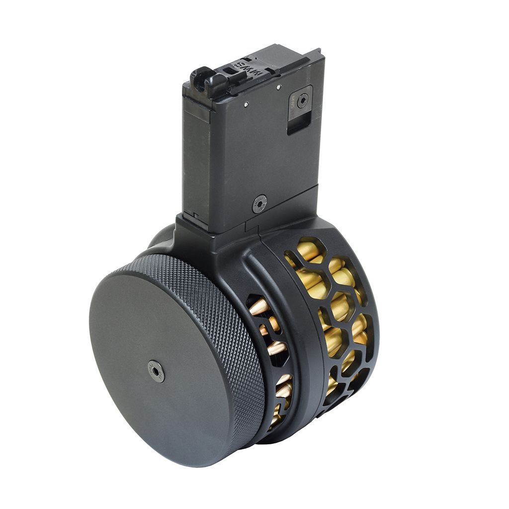 DYTAC Xmag 100 Rounds GBB Gas Drum Magazine For Marui TM MWS M4
