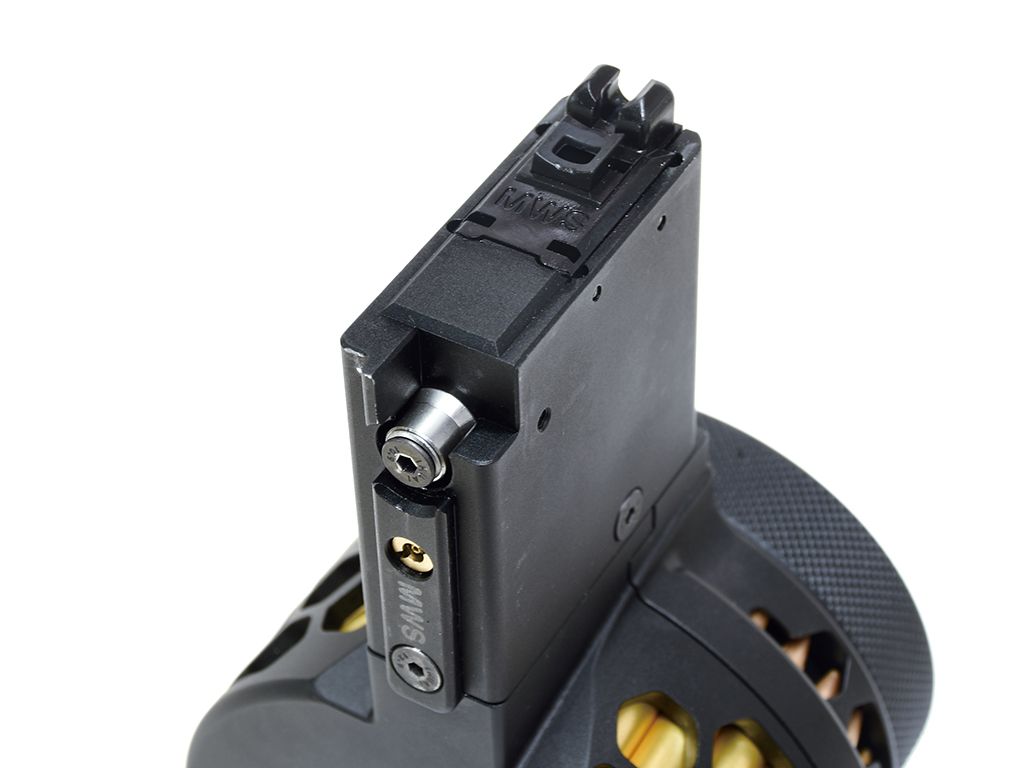 DYTAC Xmag 100 Rounds GBB Gas Drum Magazine For Marui TM MWS