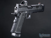 EMG Staccato Licensed XC 2011 Gas Blowback Airsoft Pistol (Model: VIP Grip / Standard / Green Gas)