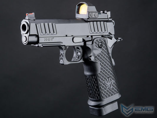 EMG Staccato Licensed C2 Compact 2011 Gas Blowback Airsoft Pistol (Model: VIP Grip / Standard / Green Gas