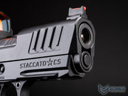 EMG Staccato Licensed CS Compact 2011 Gas Blowback Airsoft Pistol (Model: Master Grip / Standard / Green Gas)