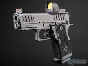 EMG Staccato Licensed CS Compact 2011 Gas Blowback Airsoft Pistol (Model: Master Grip / Standard / Green Gas)