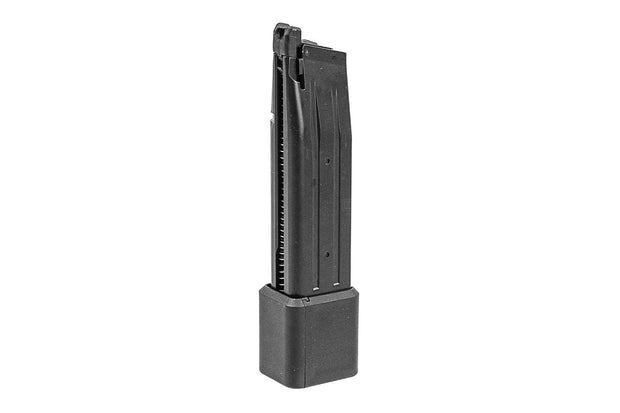 SAVIA Super Lightweight Aluminum ( 165mm )35 Rounds Mid Gas Magazine for Marui TM Hi-Capa GBBP Series