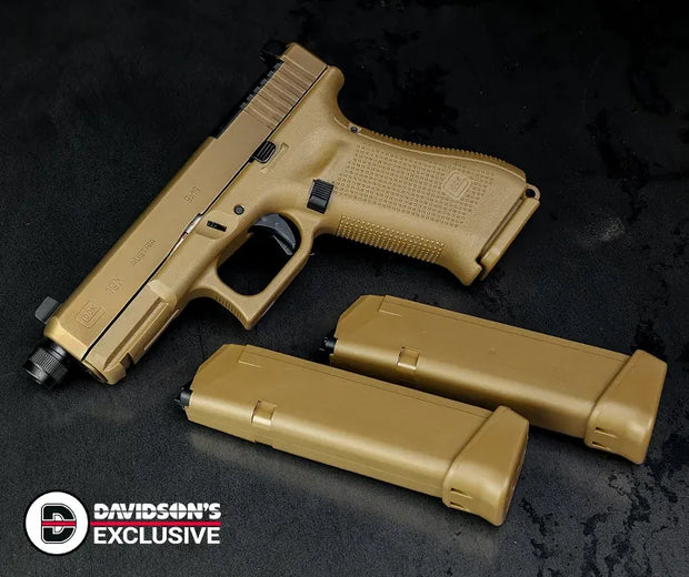 Boomarms Custom Glock 19X MOS Gas Blowback Pistol - Tan