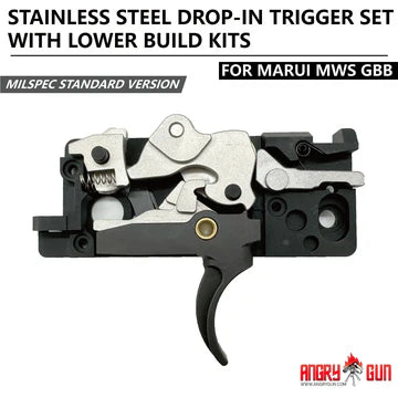 Trigger Box Gun Angry Gun Stainless Steel Drop-in Trigger Box Set For Tokyo Marui TM M ...