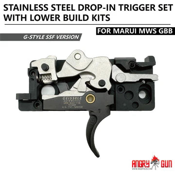 Angry Gun Stainless Steel Drop-in Trigger Box Set For Tokyo Marui TM M ...