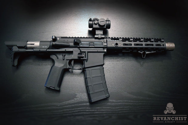 Revanchist Mag Release Type B For Marui M4 / AR MWS ( Black / Tan / Grey )