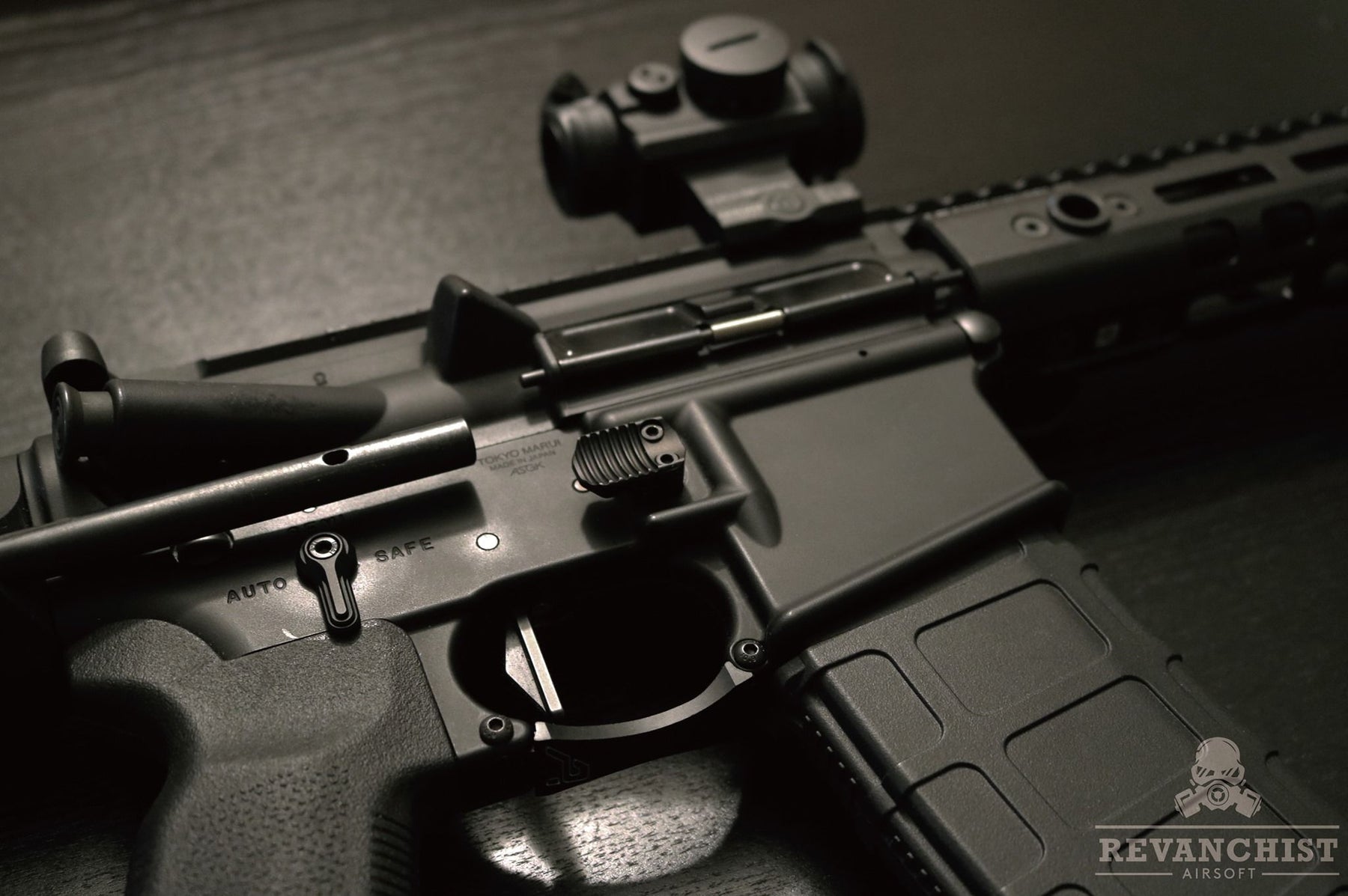 Revanchist Mag Release Type B For Marui M4 / AR MWS ( Black / Tan / Gr ...