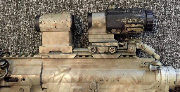 Bomber WX style Mil.spec Low profile Riser Rail system – Boomarms