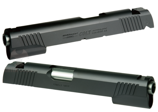 Detonator Colt Combat Unit CNC Aluminum Slide Set for Marui M45a1 Airsoft GBB series - Black