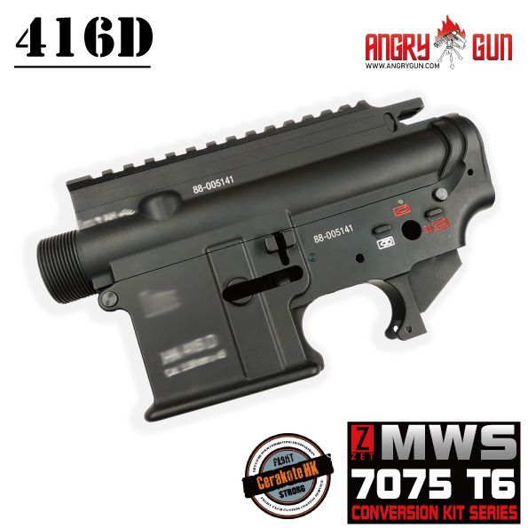 Angry Gun 416CAG TM MWS Conversion Kit  with Short ( 10.5 inch ) SMR Rail - Black