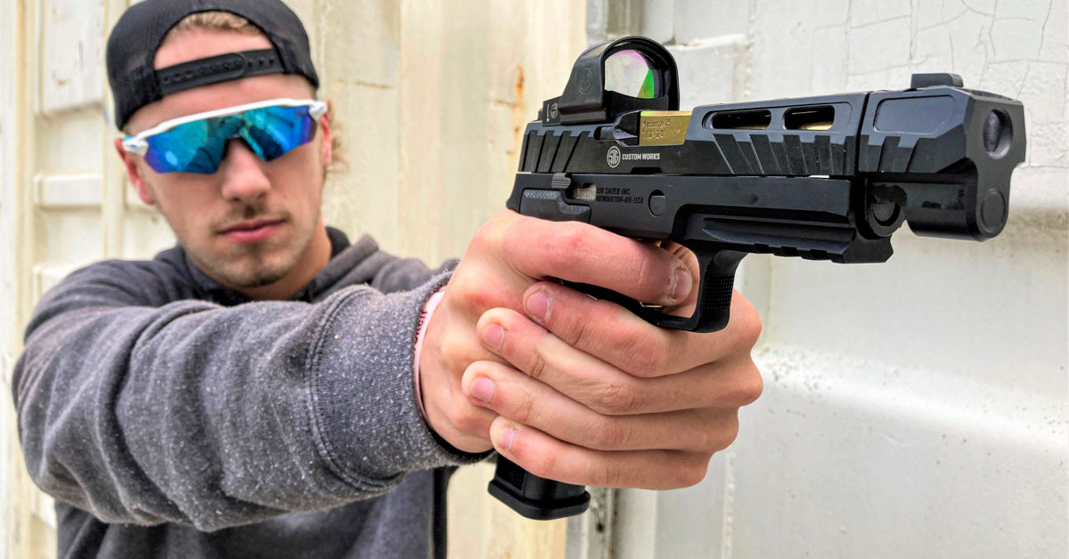 Comp Slike Nova CNC Aluminum P320 Spectre Comp slide set for SIG Air M17/ M18 GBB ...