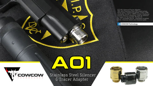 CowCow A01 Stainless Steel Silencer Adapter (11mm to 14mm)