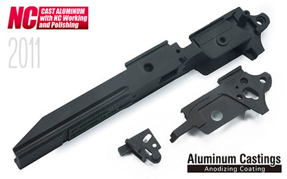 Guarder Aluminum Frame for MARUI HI-CAPA 5.1 (GD Type/STI 2011/Black)