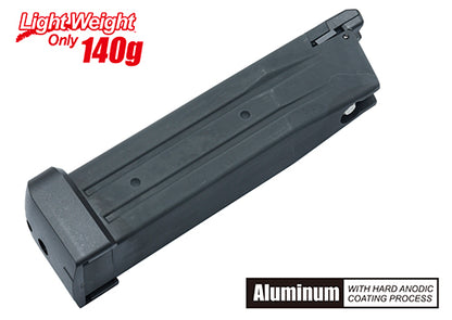Guarder Light Weight Aluminum Magazine for MARUI HI-CAPA 5.1 GBB series - Black