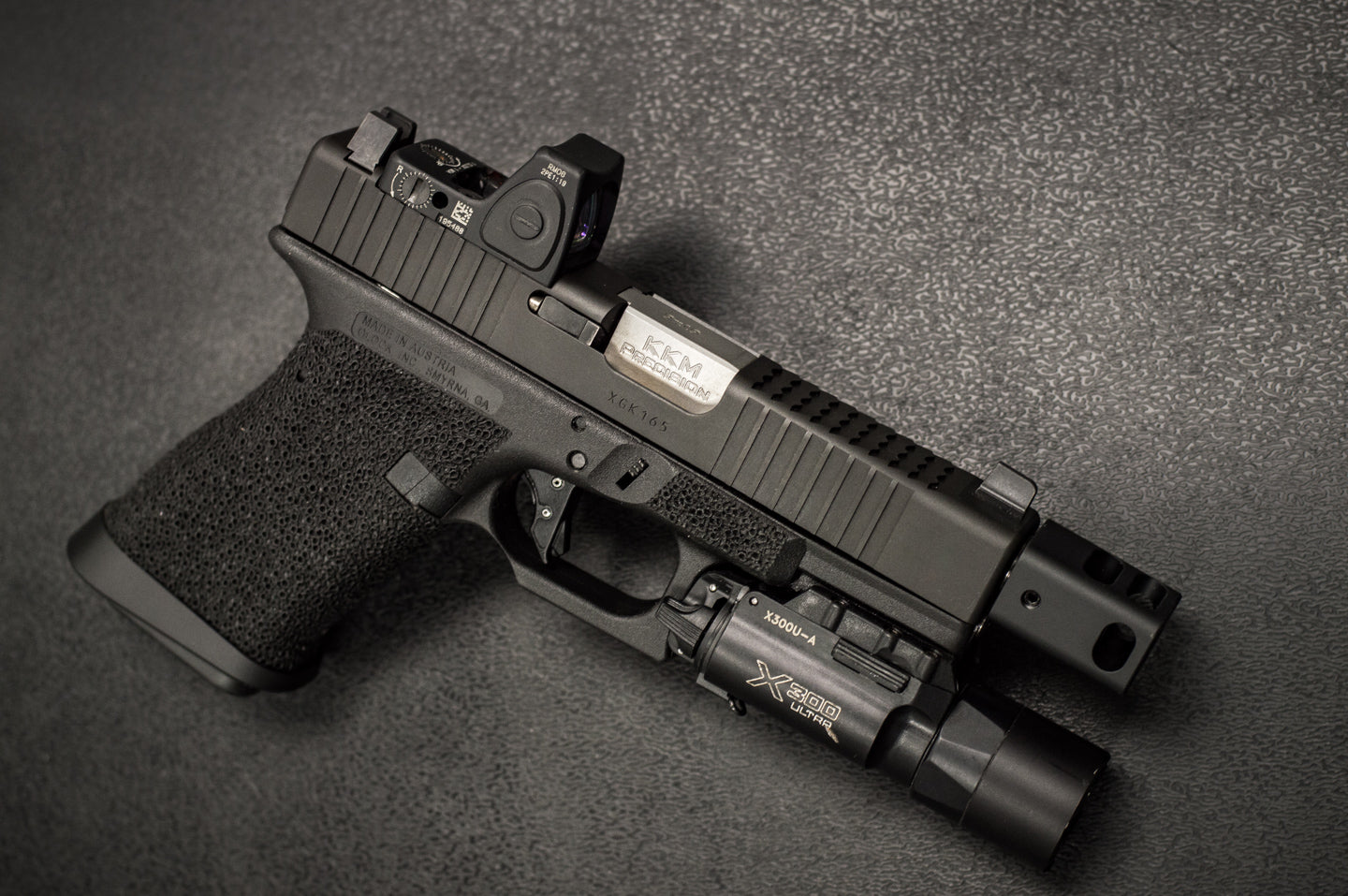 C&C Tac G19 Outer Barrel Match 4-Port Compensator 14mm CCW Roland Spec ...