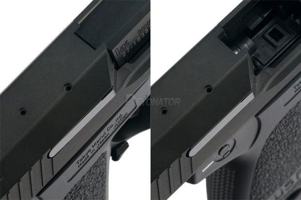 Detonator CNC Aluminum USP Compact Slide Set for Tokyo USP Compact Airsoft GBB - Silver