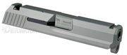 Detonator CNC Aluminum USP Compact Slide Set for Tokyo USP Compact Airsoft GBB - Silver