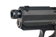 Detonator Aluminum Tactical (H&K) Outer Barrel for Marui USP Compact - Black (14mm -)