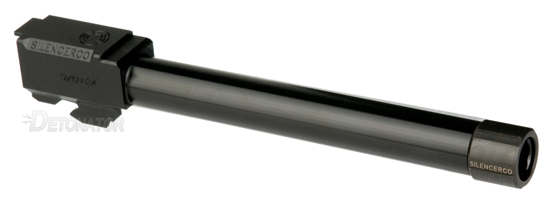 Detonator SIL-type Aluminum Tactical Outer Barrel for Marui G34 Series - Black (14mm +)