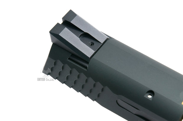 Nova x JDG WAR Afterburner M&P 1.0 Slide Set for Marui M&P9 GBB series ( Black w/ Silver Barrel )