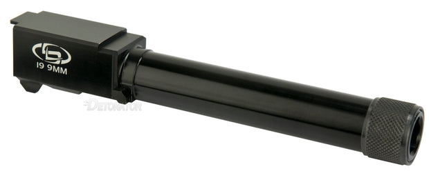 Detonator "Storm Lake" Threaded Outer Barrel for Marui G19 GBB series - Black (14mm +)
