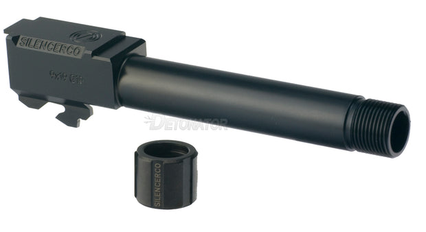 Detonator SIL-type Aluminum Tactical Outer Barrel for KJ G19/23 Series - Black (14mm +)