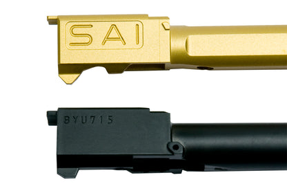 Detonator S-style CNC Aluminum Slide Set for Marui G19 Airsoft GBB - Black