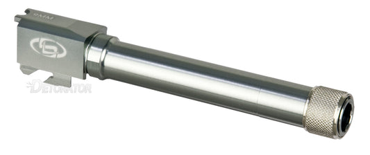 Detonator "Storm Lake" Threaded Outer Barrel for Marui M&P9 series - Silver (14mm +)
