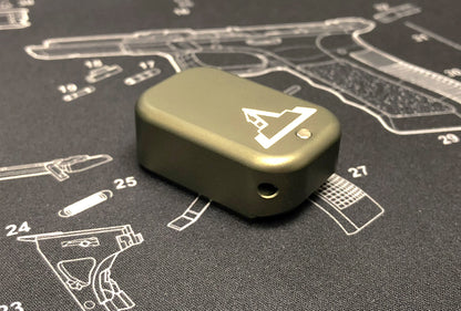 Bomber CNC Aluminum T-style ( Short ) Magazine Pad Extension for Marui GK GBB Magazine