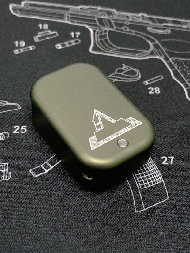 Bomber CNC Aluminum T-style ( Short ) Magazine Pad Extension for Marui GK GBB Magazine