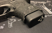 Bomber CNC Aluminum T-style ( Short ) Magazine Pad Extension for Marui GK GBB Magazine