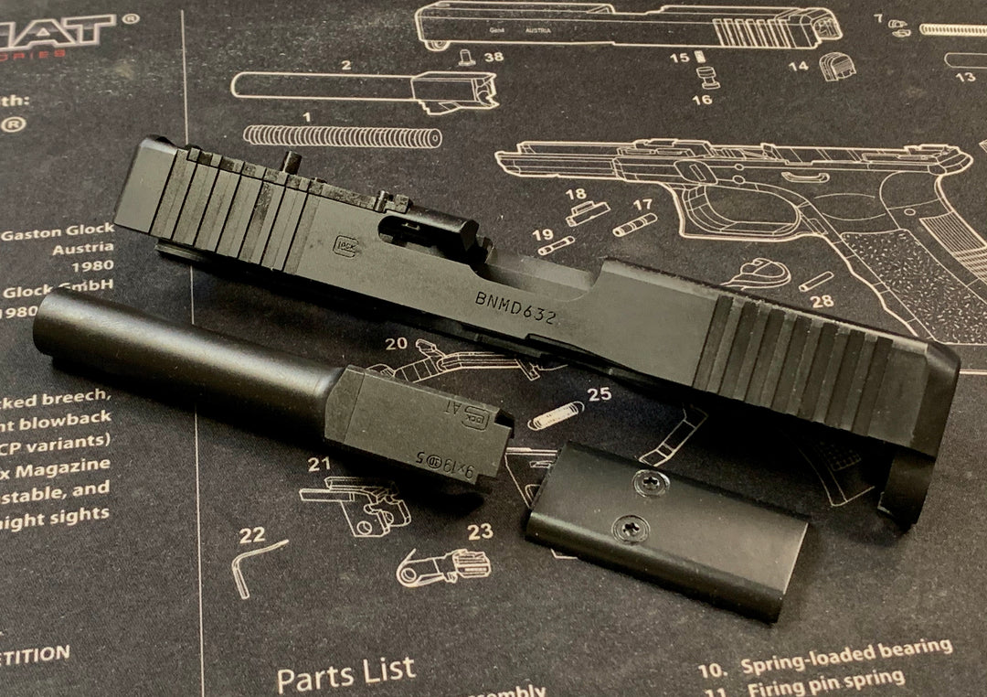 Bomber CNC Steel G45 Gen5 MOS Slide Kit for Umarex / EF / VFC G45