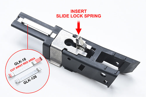 Guarder New Generation G17/18C/22/34 Frame Rail Mount - Black