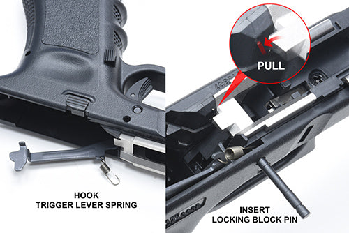 Guarder G17/18C/22/34 New Generation Frame Rail Mount (FDE)