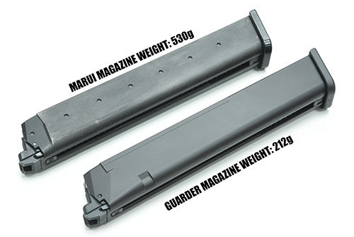 Guarder Aluminum Magazine Case for MARUI G17/18C/22/34 (Extended/Black)