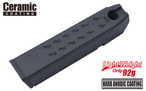 Guarder Aluminum Magazine Case for MARUI G17/18C/22/34 (.40/Black)