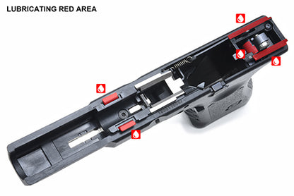 Guarder New Generation Frame Complete Set for Marui G17/22/34 (U.S. Ver.) - Black