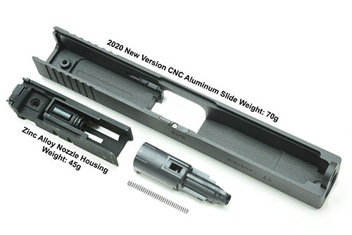 Guarder G17 Gen2 Aluminum Slide Complete Set (2020 New Ver./U.S. Ver./Black )