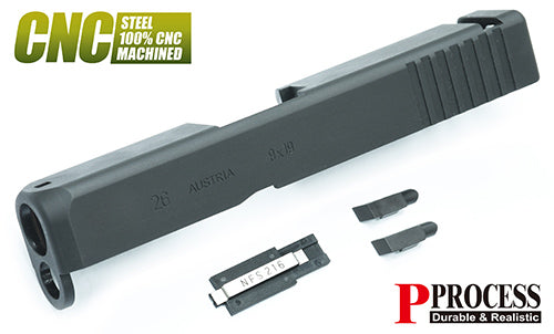Guarder CNC Steel Slide for MARUI G26 Gen3 (Standard/Black) 2021 New Ver.