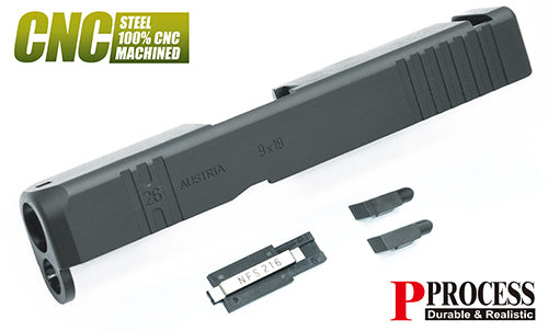 Guarder CNC Steel Slide for MARUI G26 Gen3 (Custom/Black) 2021 New Ver.