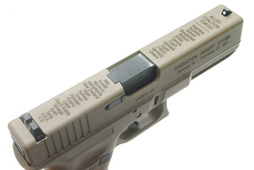 Guarder Aluminum Slide for MARUI G17 Desert Storm - CERAKOTE FDE