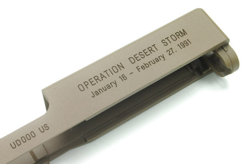 Guarder Aluminum Slide for MARUI G17 Desert Storm (CERAKOTE FDE)