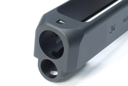 Guarder G34 6061 Aluminum CNC Slide & Steel Barrel Kit for TM G17 (Standard Ver. Black)