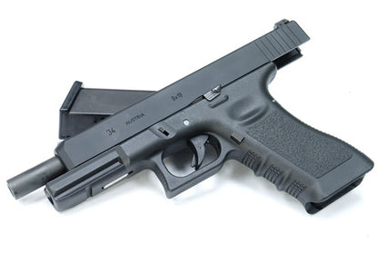 Guarder G34 6061 Aluminum CNC Slide & Steel Barrel Kit for TM G17 (Standard Ver. Black)