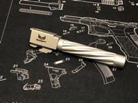 Guns Modify Stainless Fluted Barrel ( S3F ) for Tokyo Marui G17/18C GBB G-series - Silver